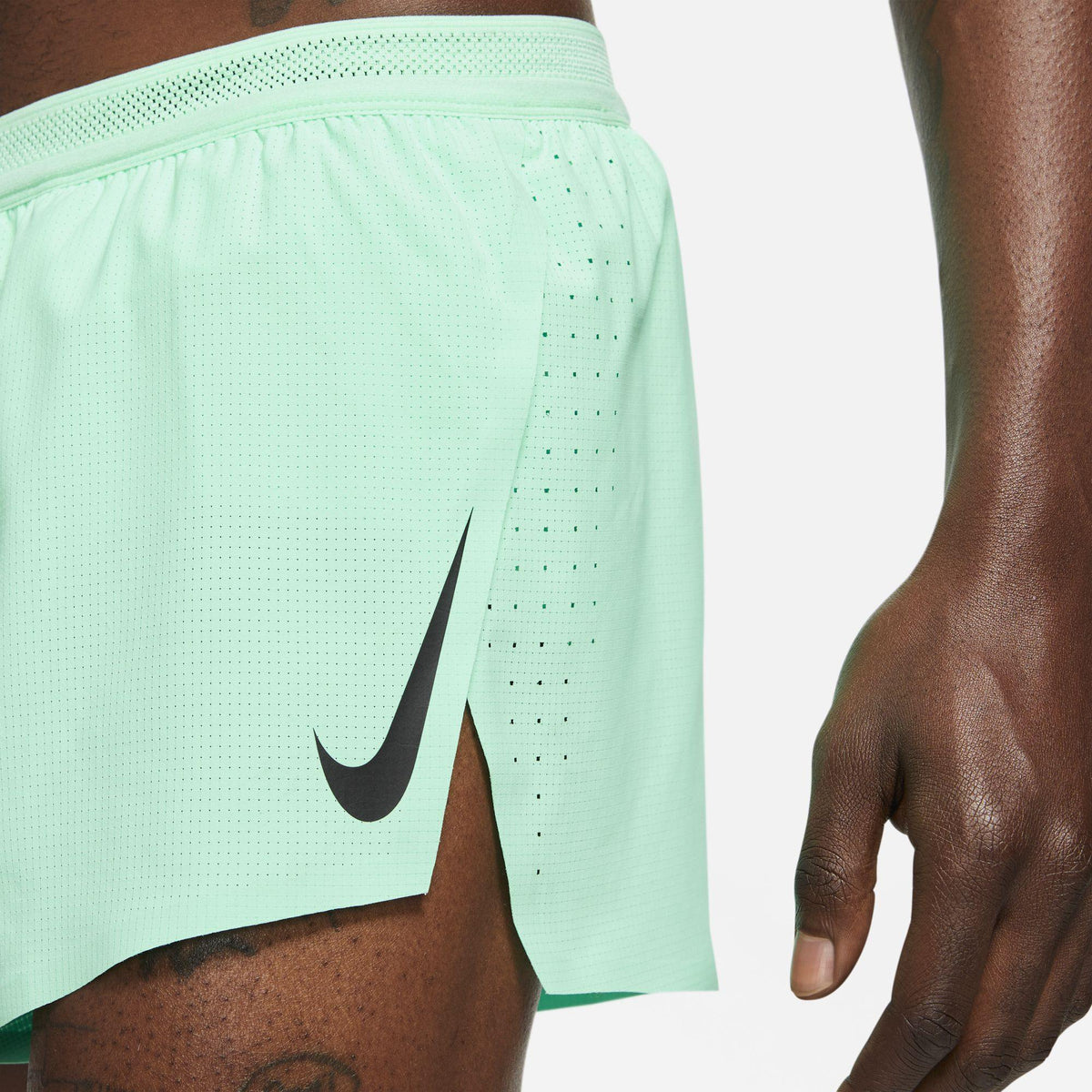 NIKE Aeroswift 2 Inch Shorts Mens APPAREL - Mens Shorts GREEN