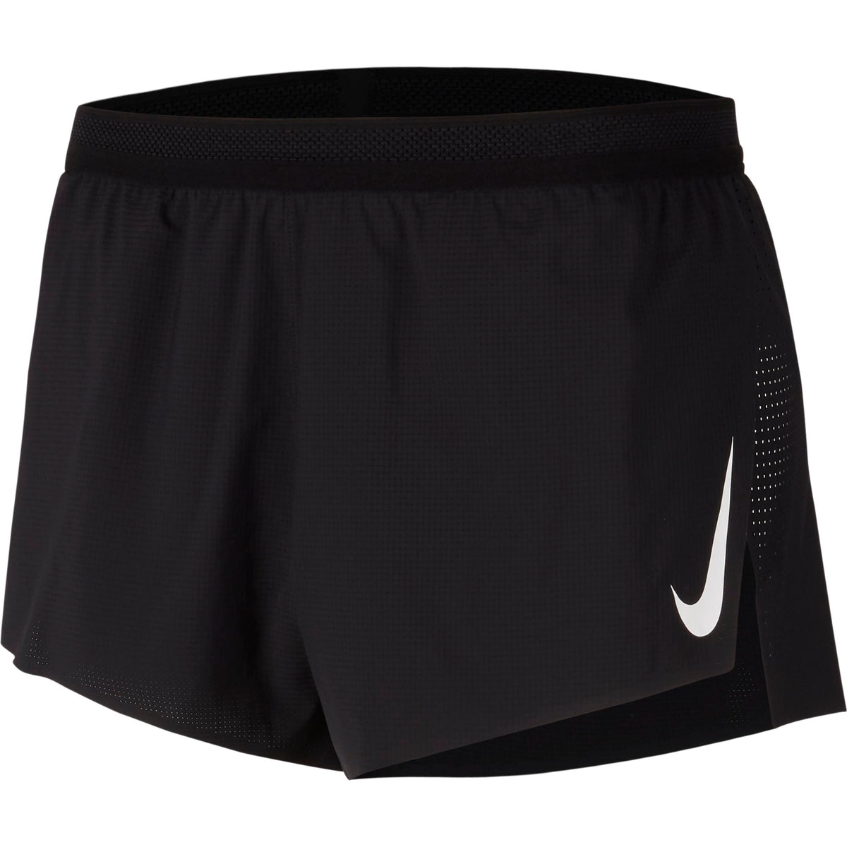 Nike Aeroswift 2 Inch Shorts Mens APPAREL - Mens Shorts BLACK/WHITE