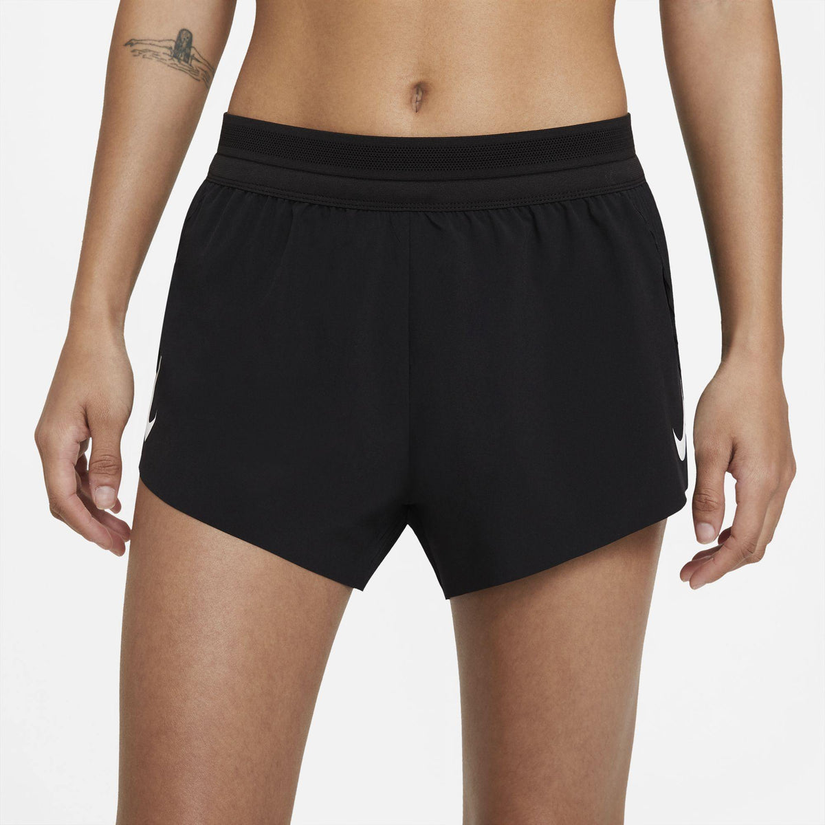 Nike Aeroswift Running Shorts Womens APPAREL - Womens Shorts BLACK