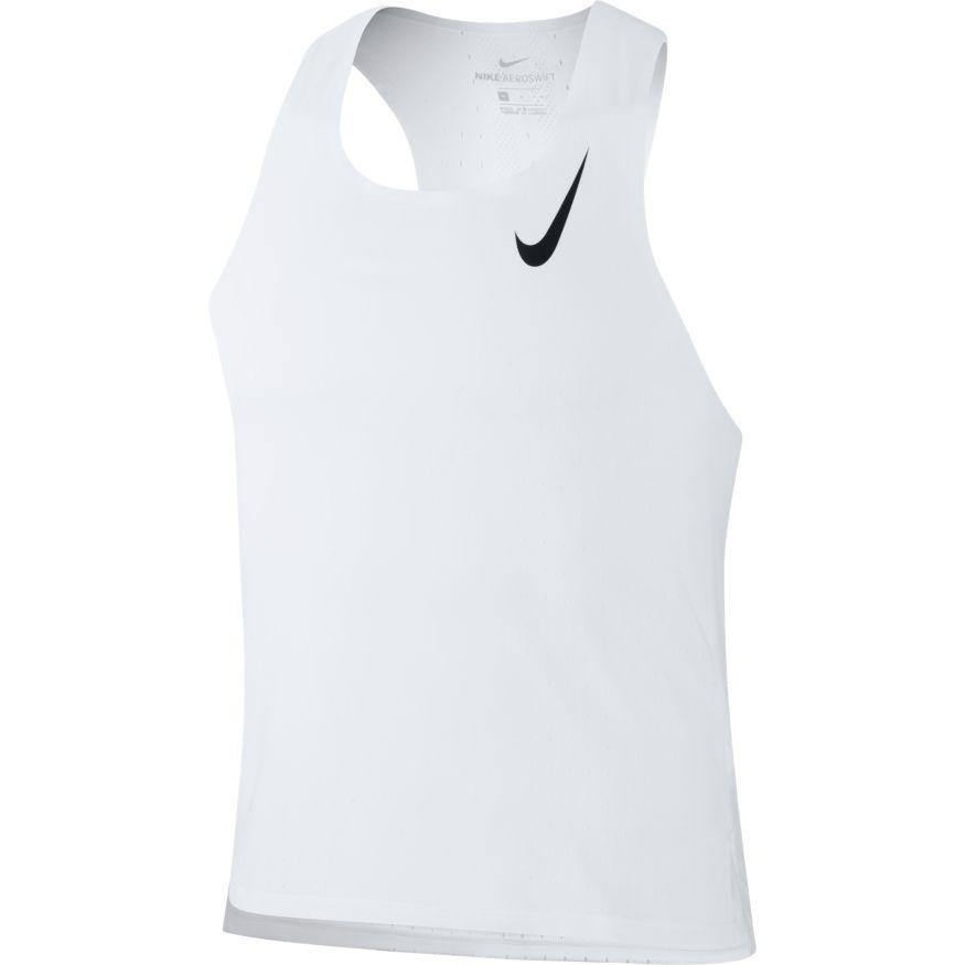 Nike Aeroswift Singlet Mens APPAREL - Mens Singlets White