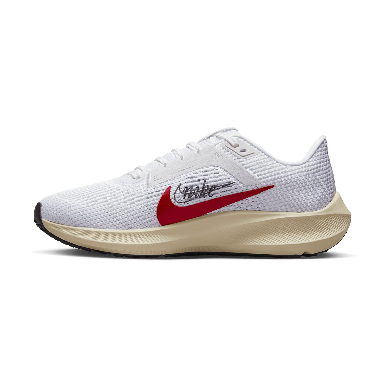 NIKE Air Zoom Pegasus 40 Premium Womens FOOTWEAR - Womens Neutral WHITE/ MULTI-COLOUR-PHOTON DUST