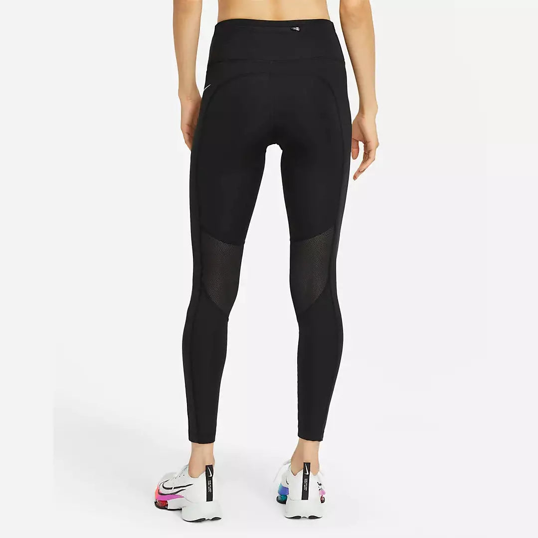 NIKE Epic Fast Tights Womens APPAREL - Womens Tights BLACK/REFLECTIVE SILVER