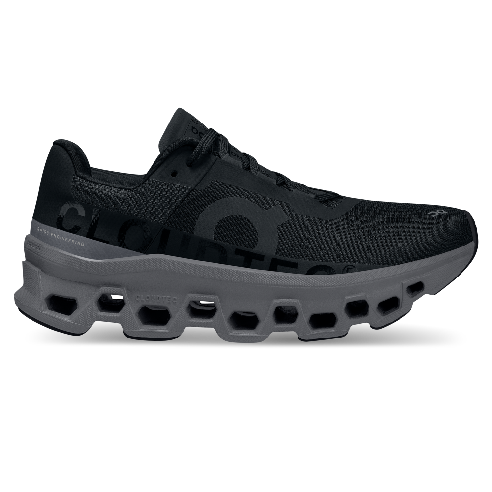 ON Cloudmonster Womens FOOTWEAR - Womens Neutral Cushioned BLACK/MAGNET