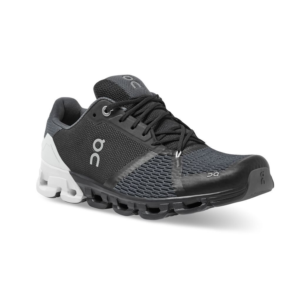 ON Cloudflyer Mens FOOTWEAR - Mens Neutral BLACK/WHITE