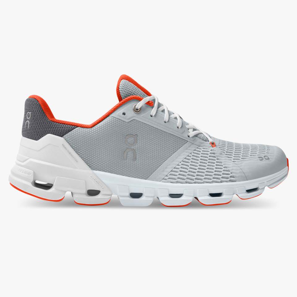 ON Cloudflyer Mens FOOTWEAR - Mens Neutral GLACIER/FLAME