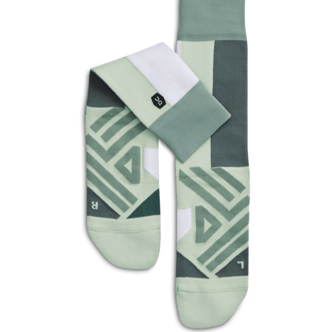 On High Sock Womens GEAR - Socks Mineral/White