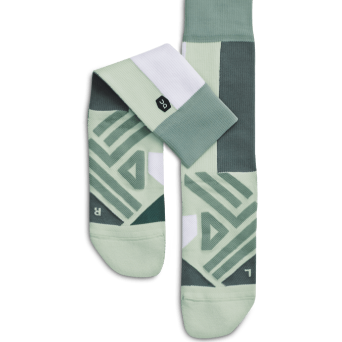 ON High Sock Womens GEAR - Socks Mineral/White