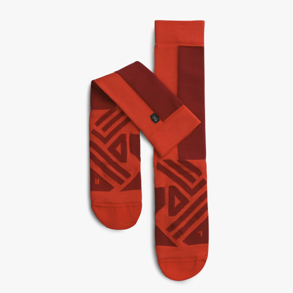 ON Performace High Socks Mens GEAR - Socks CHILI/SPICE