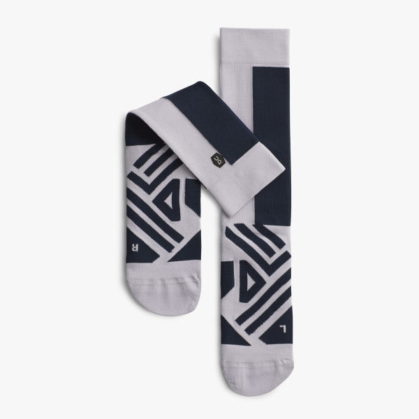 ON Performace High Socks Mens GEAR - Socks NAVY/LILAC