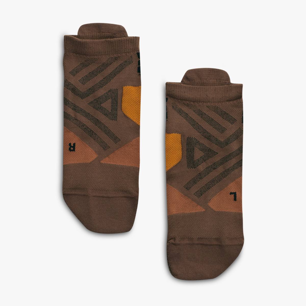 ON Low Sock Mens GEAR - Socks COCAO/BLACK