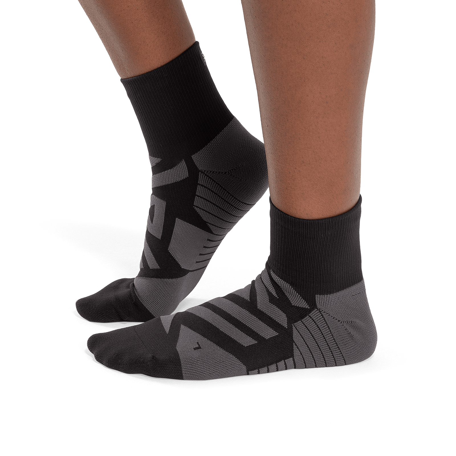 ON Mid Sock Womens GEAR - Socks BLACK/SHADOW