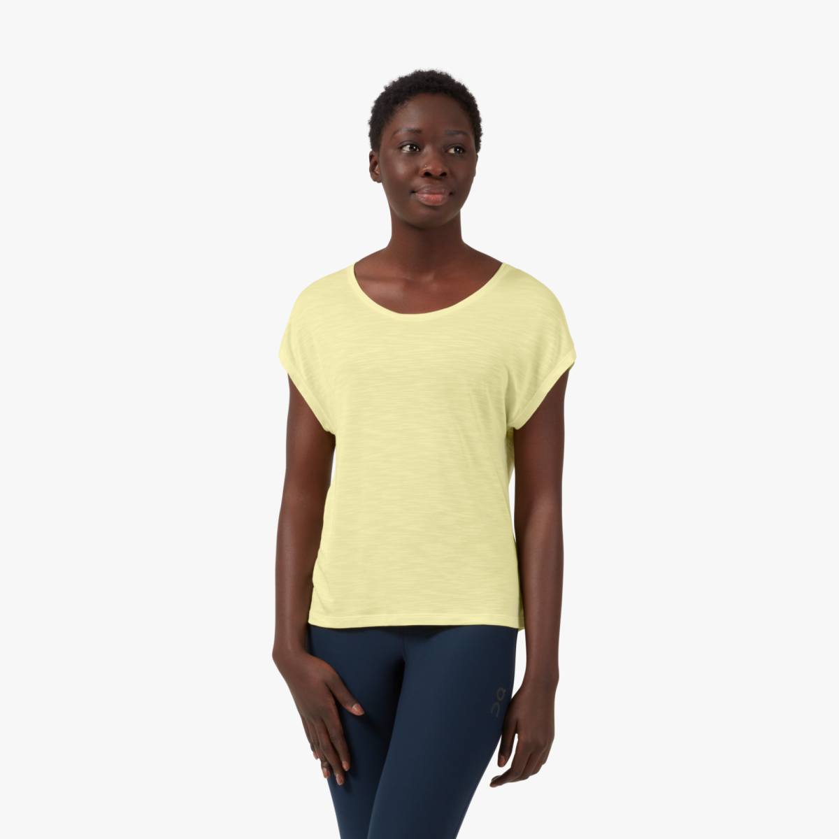 ON Tank Tee Flow Womens APPAREL - Womens T-Shirts YELLOW
