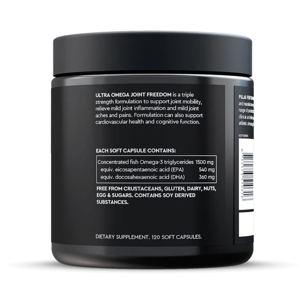 PILLAR PERFORMANCE Ultra Omega 90 Soft Capsules NUTRITION - Energy and Recovery Tablets