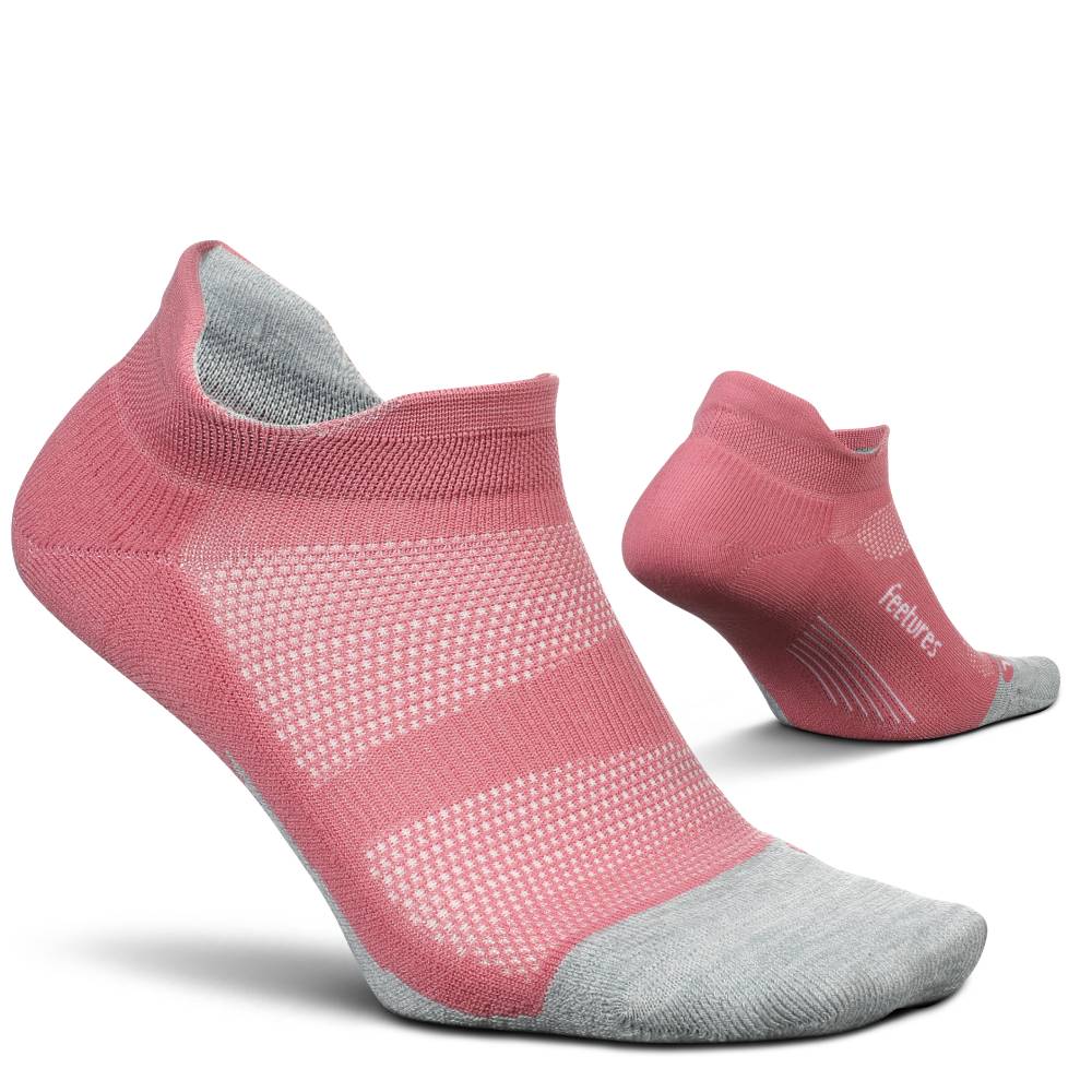 FEETURES Elite Ultra Light Cushion No Show Tab GEAR - Socks ROSE TEA