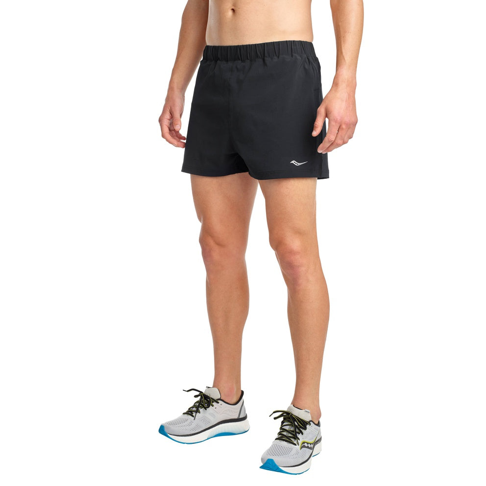 SAUCONY Outpace 3 Inch Short Mens APPAREL - Mens Shorts