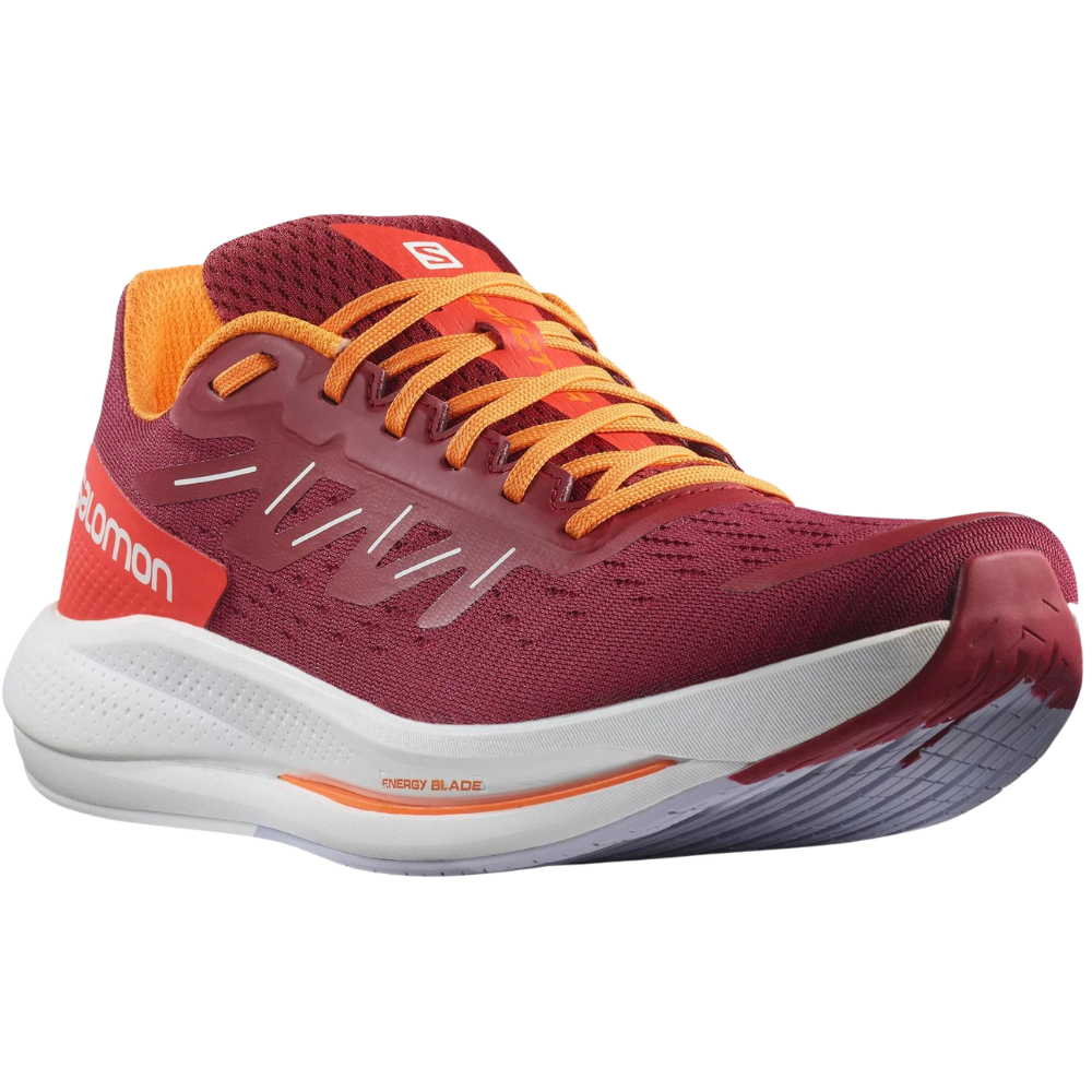 SALOMON Spectur Mens FOOTWEAR - Mens Lightweight BIKING RED/VIBRANT ORANGE/PURPLE HEATHER