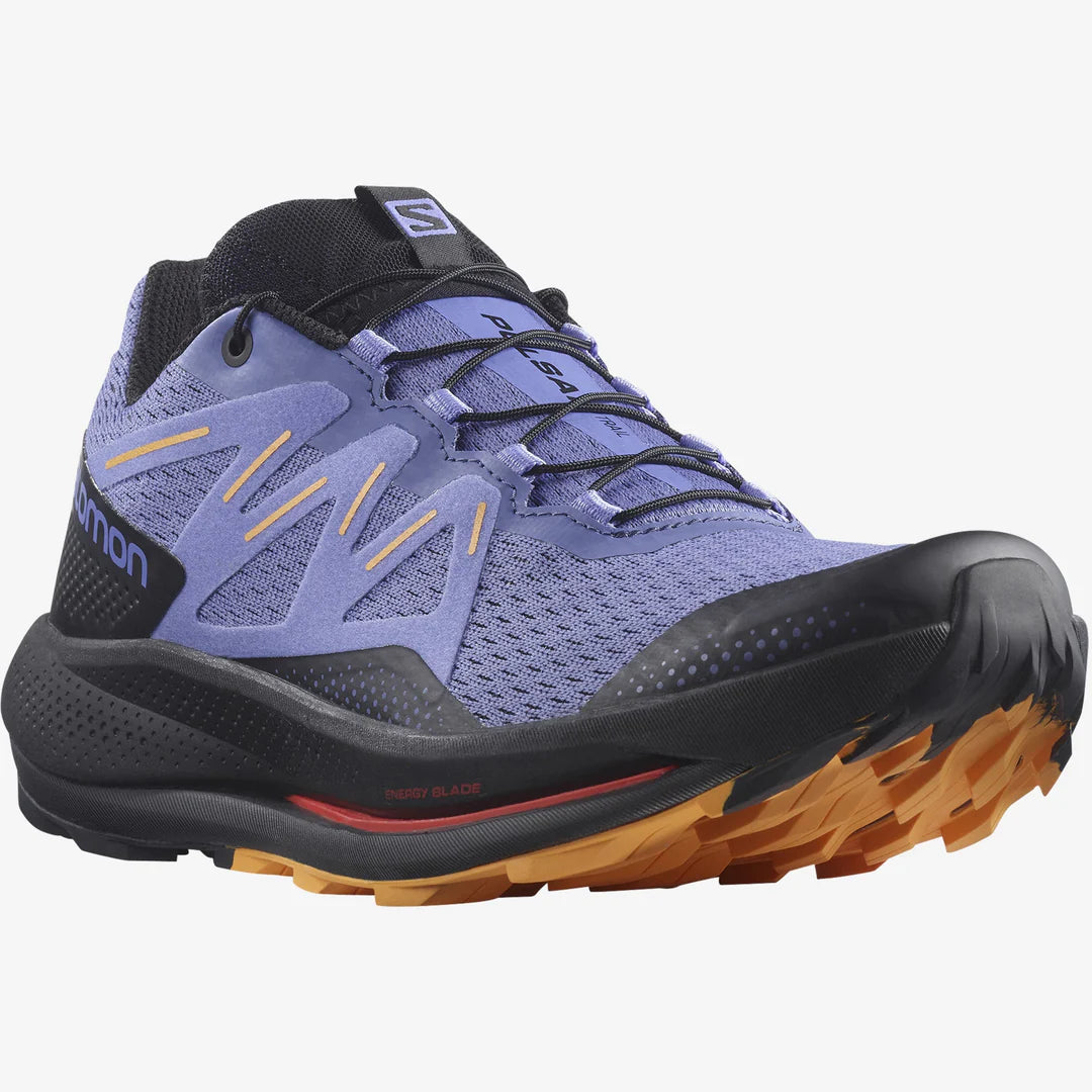 SALOMON Pulsar Trail Womens FOOTWEAR - Womens Trail VELVET MORNING/BLACK/BLAZING ORANGE