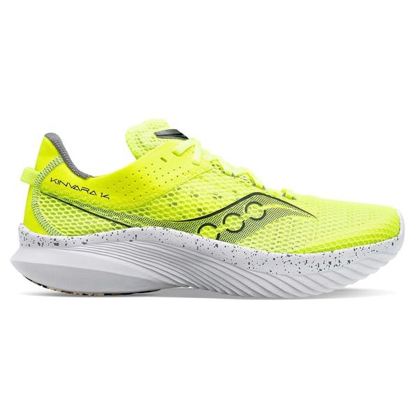 SAUCONY Kinvara 14 Mens FOOTWEAR - Mens Lightweight CITRON/BLACK