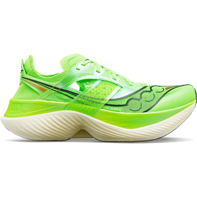 SAUCONY Endorphin Elite Mens FOOTWEAR - Mens Carbon Plate SLIME