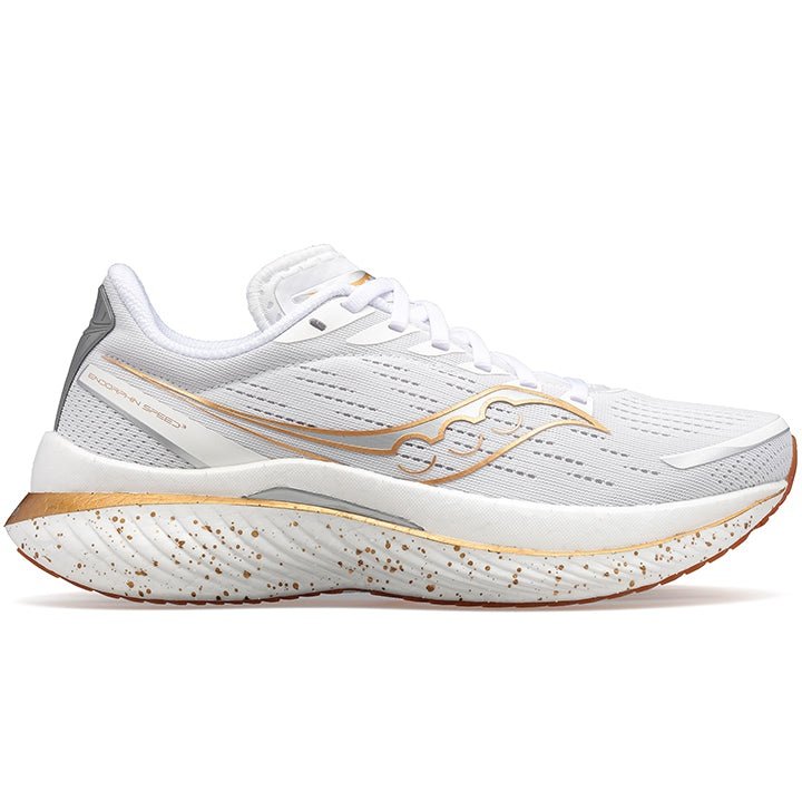 SAUCONY Endorphin Speed 3 Womens FOOTWEAR - Womens Lightweight WHITE/GUM