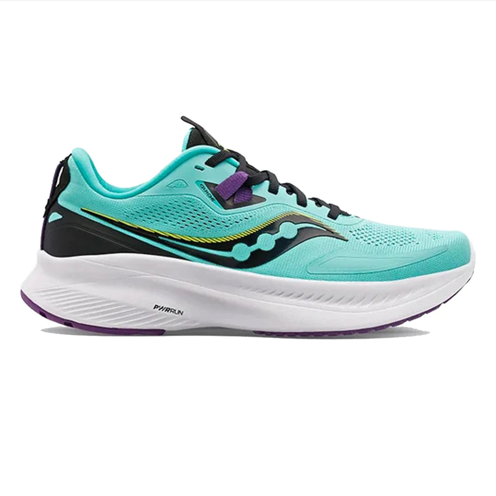 SAUCONY Guide 15 Womens FOOTWEAR - Womens Stability COOL MINT/ACID COMME