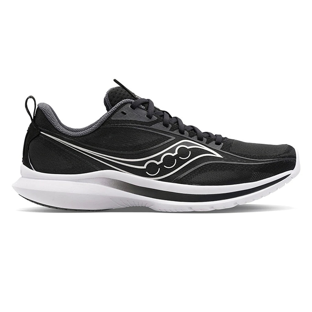 SAUCONY Kinvara 13 Womens FOOTWEAR - Womens Lightweight BLACK/SILVER NOIR/ARGENT