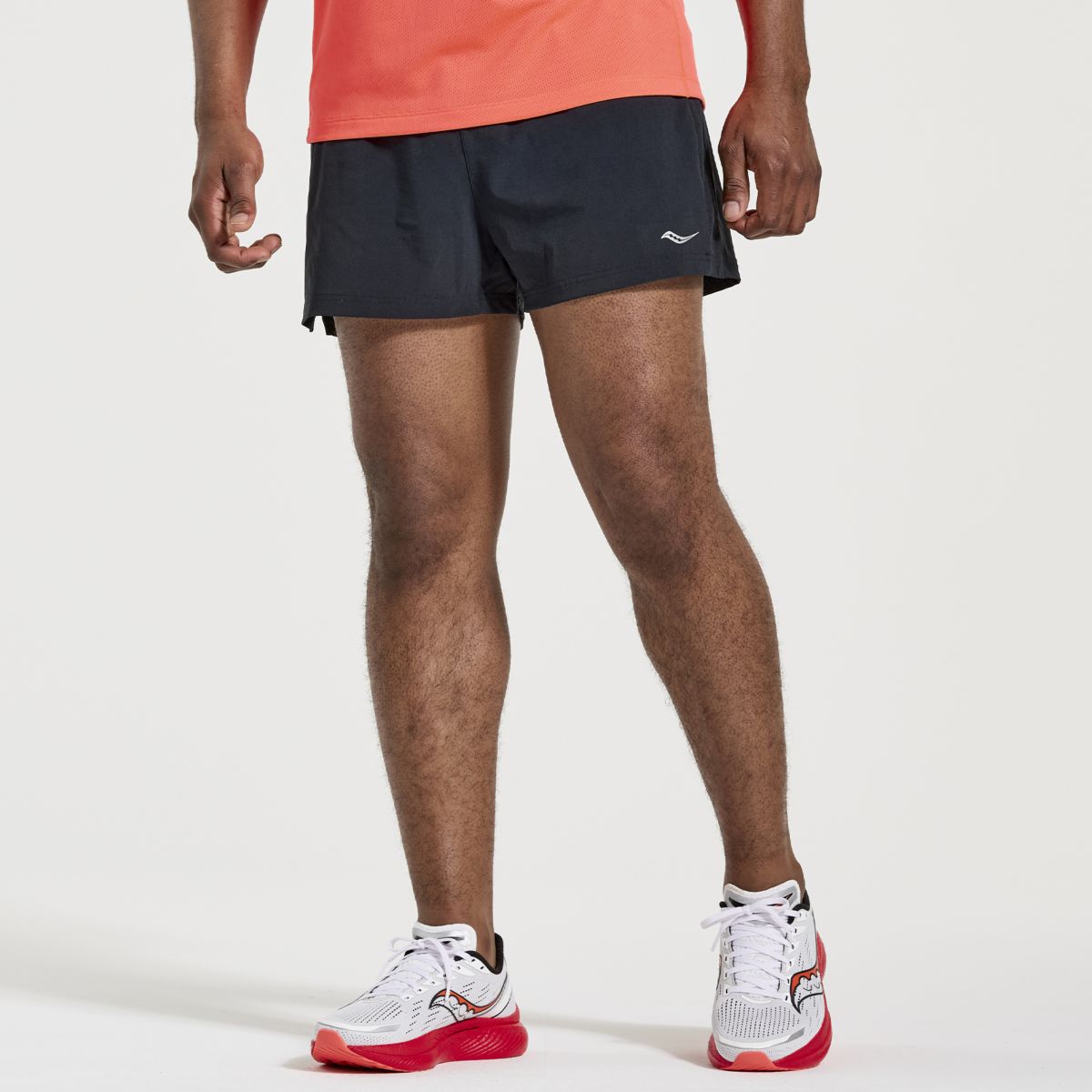 SAUCONY Outpace 3 Inch Short Mens APPAREL - Mens Shorts BLACK
