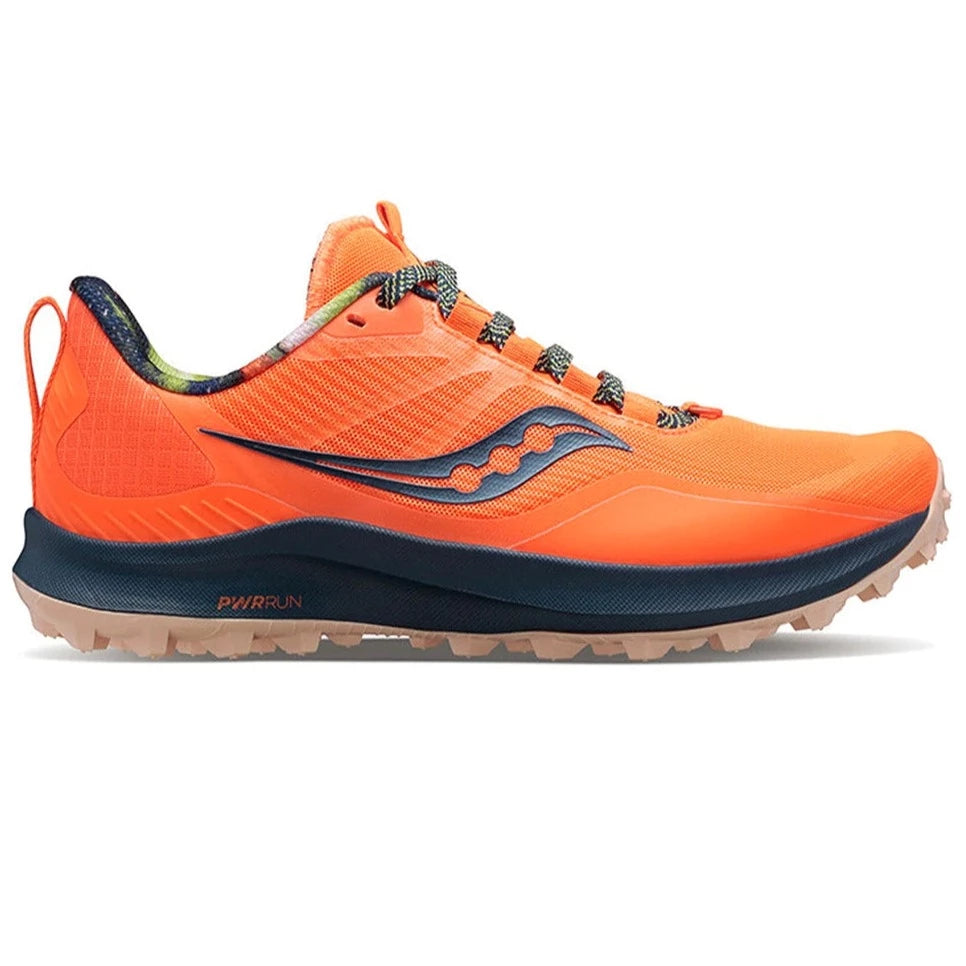 SAUCONY Peregrine 12 Mens FOOTWEAR - Mens Trail CAMPFIRE STORY/ORANGE