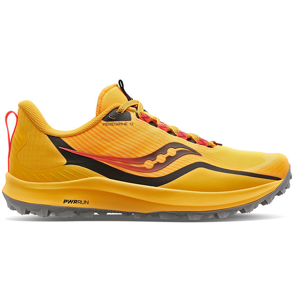 SAUCONY Peregrine 12 Mens FOOTWEAR - Mens Trail VIZI GOLD/RED
