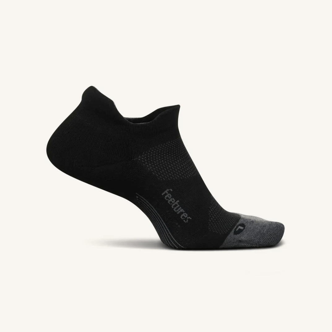 FEETURES Elite Max Cushion No Show Tab GEAR - Socks BLACK