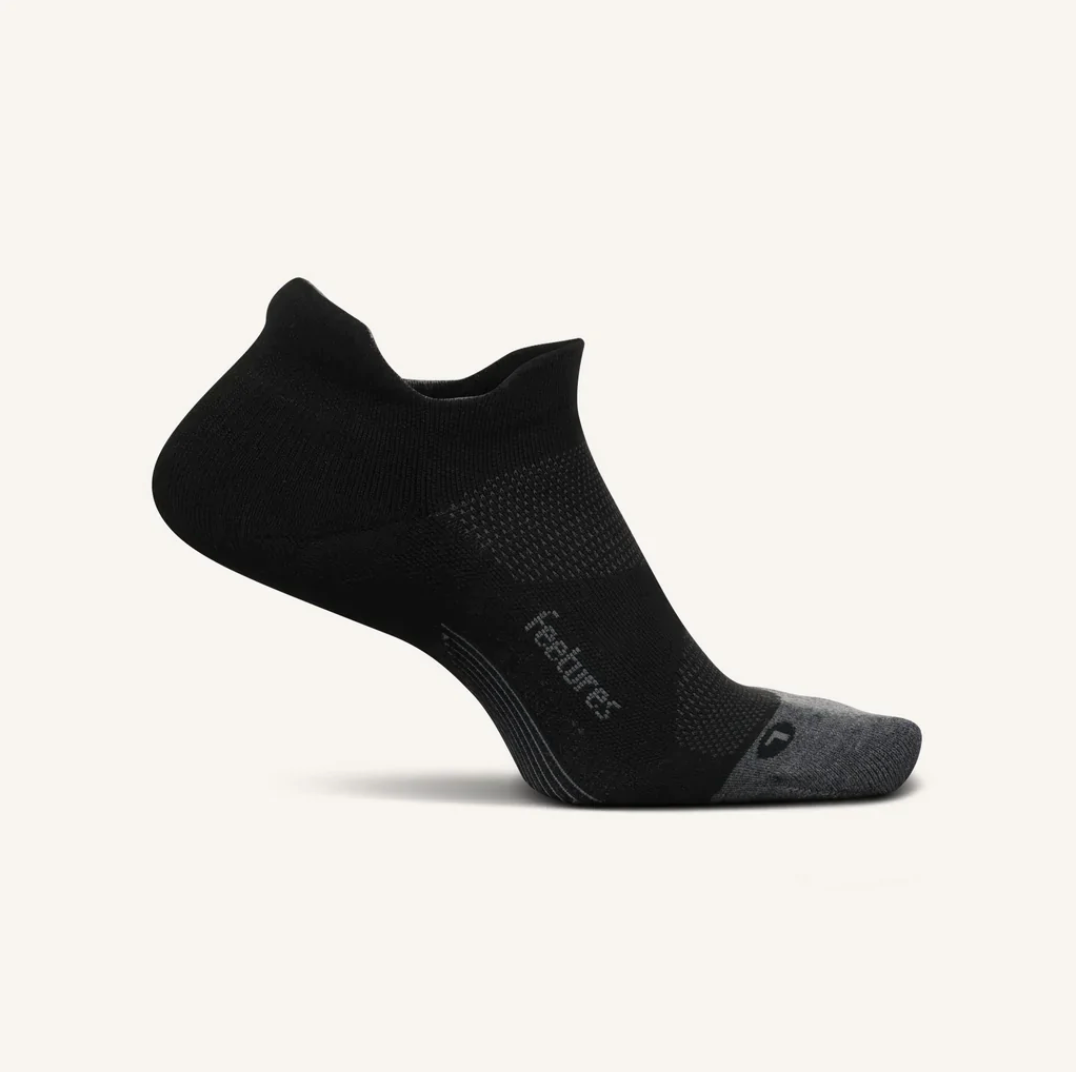 Feetures Elite Max Cushion No Show Tab GEAR - Socks BLACK