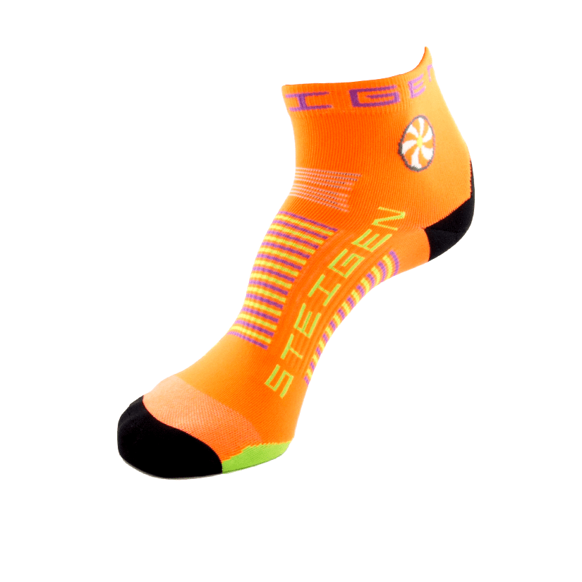 STEIGEN 1/4 Length Running Socks GEAR - Socks GOLDFISH ORANGE