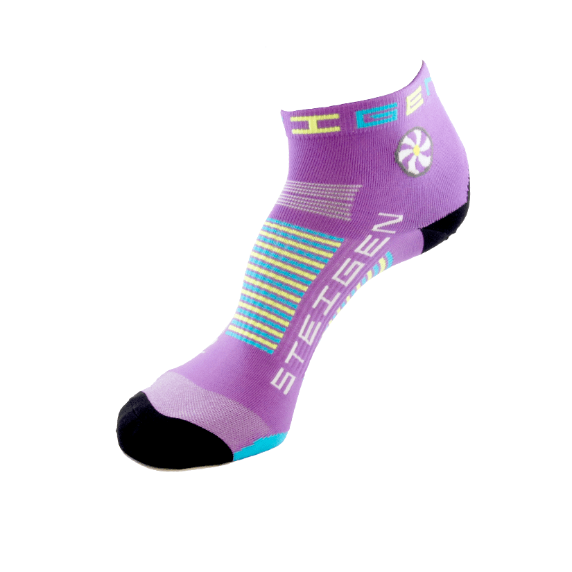 STEIGEN 1/4 Length Running Socks GEAR - Socks BUBBLEGUM PURPLE
