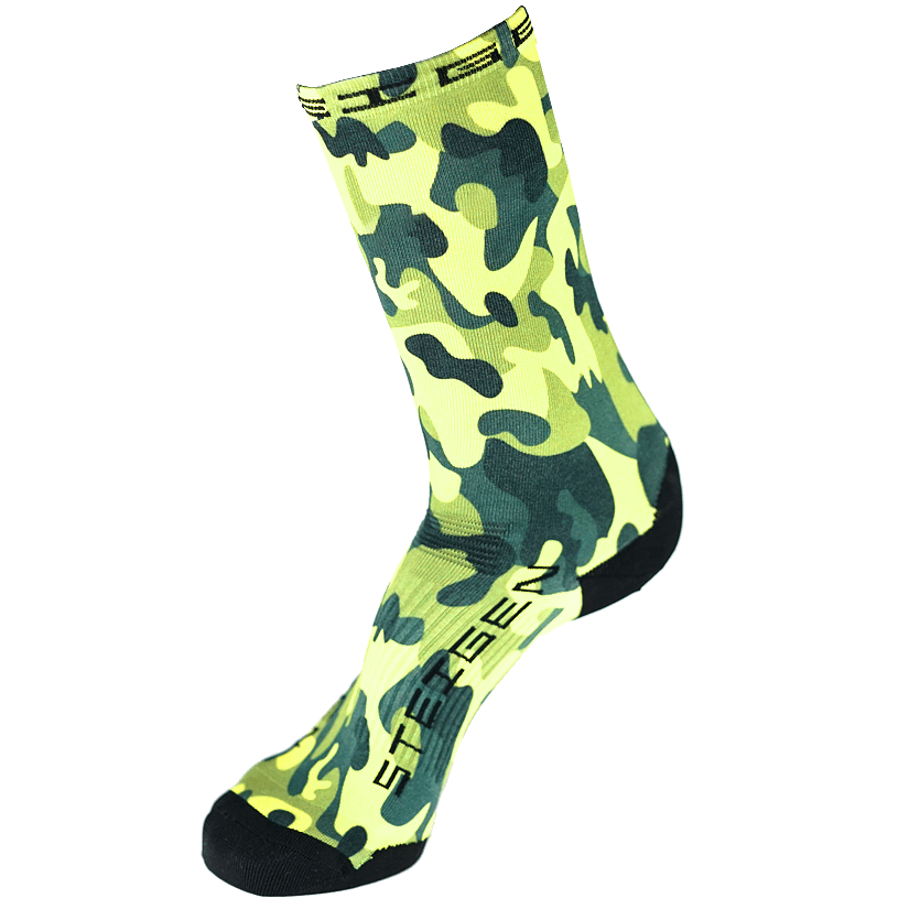 Steigen 3/4 Length Running Socks GEAR - Socks GREEN CAMO