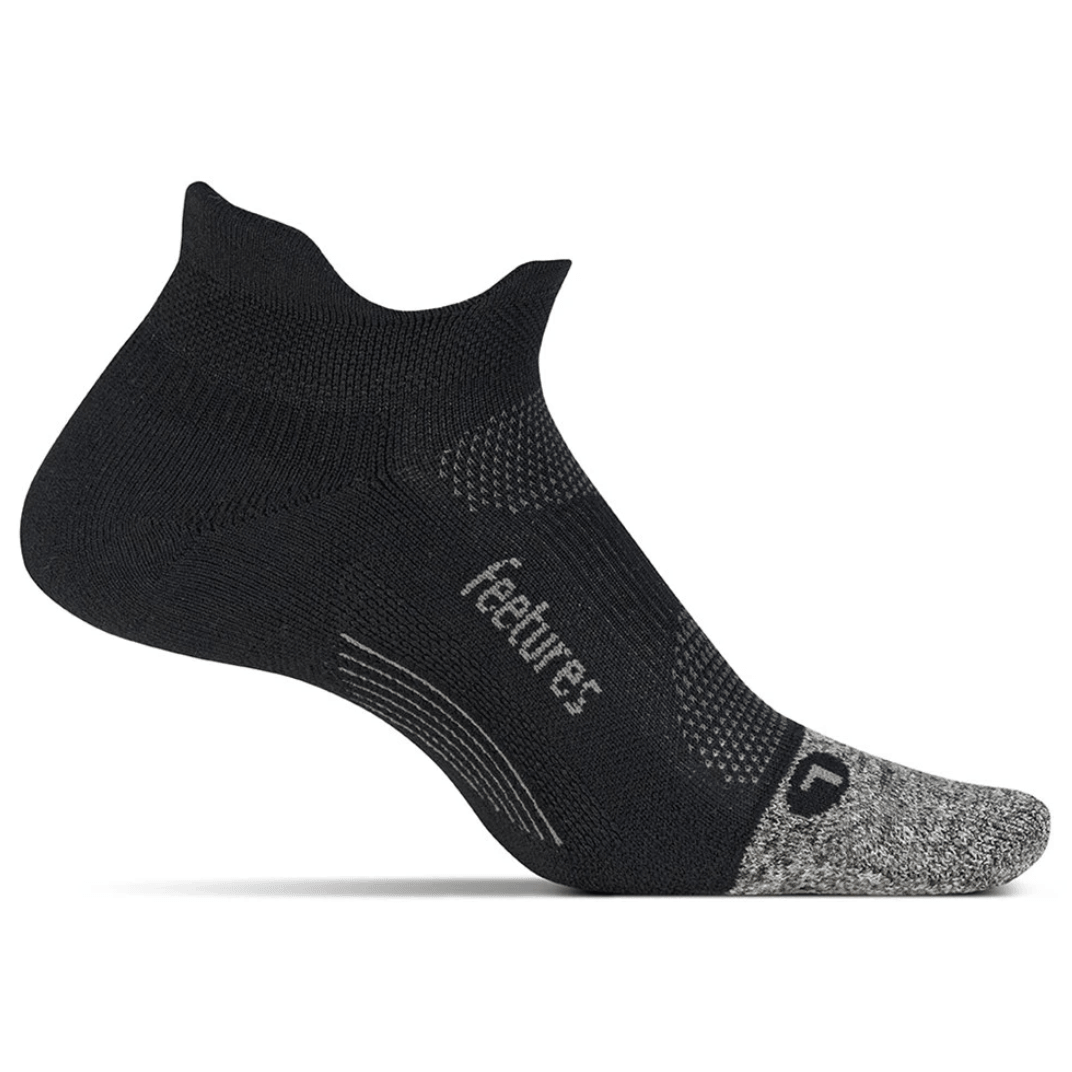 FEETURES Elite Ultra Light Cushion No Show Tab GEAR - Socks BLACK