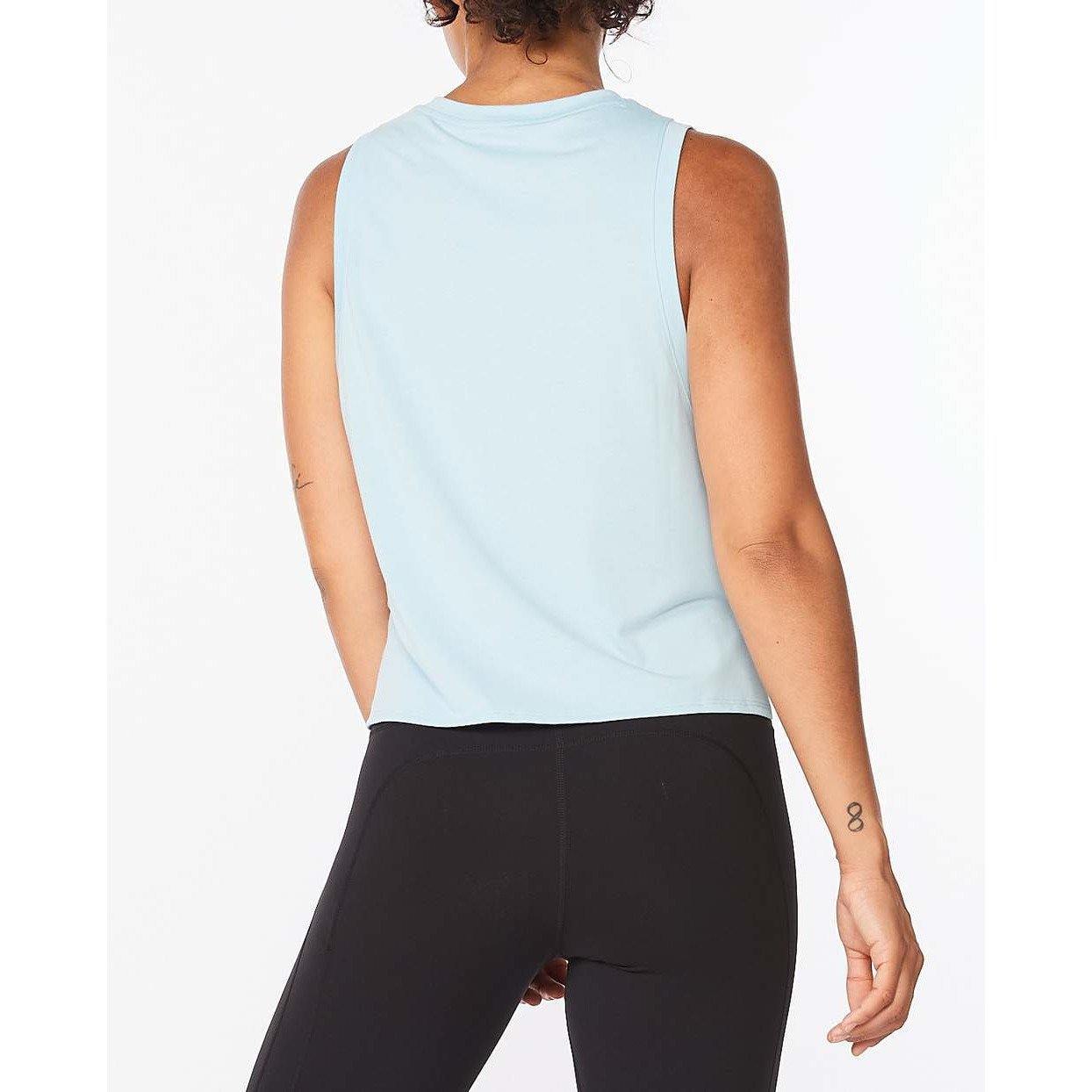 2XU Form Crop Tank Womens APPAREL - Womens Tanks BLUE