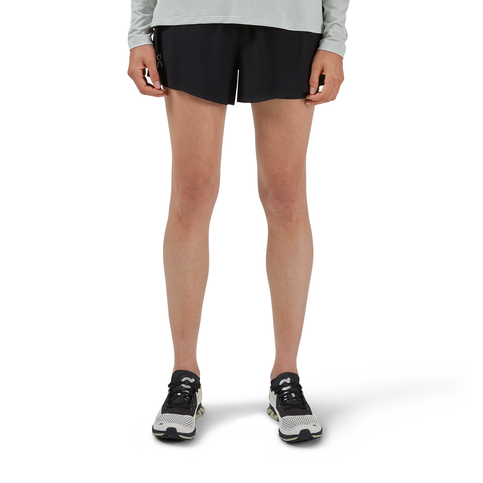 ON Running Shorts Womens APPAREL - Womens Shorts BLACK