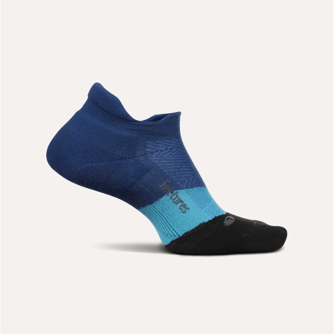 Feetures Elite Light Cushion No Show Tab GEAR - Socks BLUE