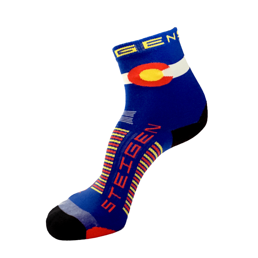 STEIGEN 1/2 Length Running Socks GEAR - Socks COLORADO