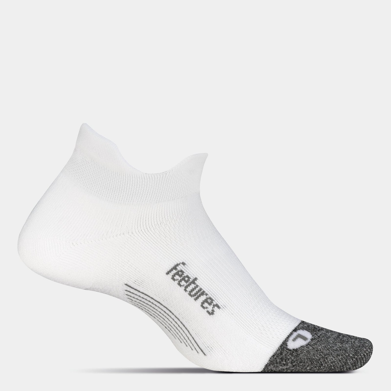 FEETURES Elite Ultra Light Cushion No Show Tab GEAR - Socks WHITE