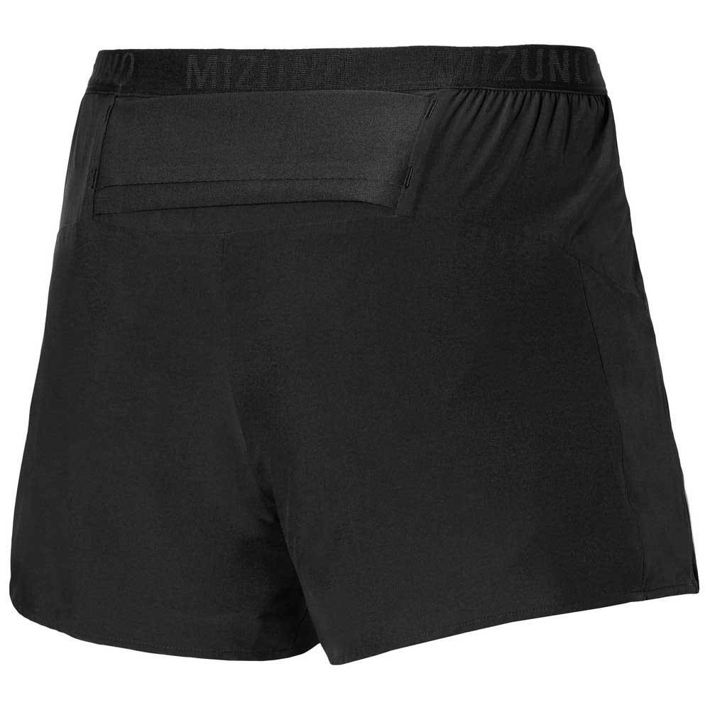 MIZUNO Aero Split 4.5 Short Mens APPAREL - Mens Shorts BLACK