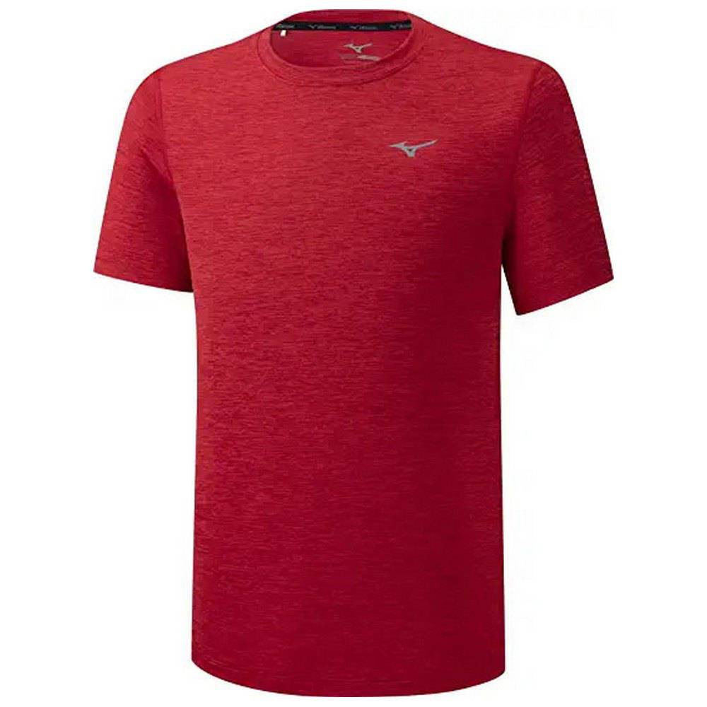 MIZUNO Impulse Core Tee Mens APPAREL - Mens T-Shirts FIERY RED