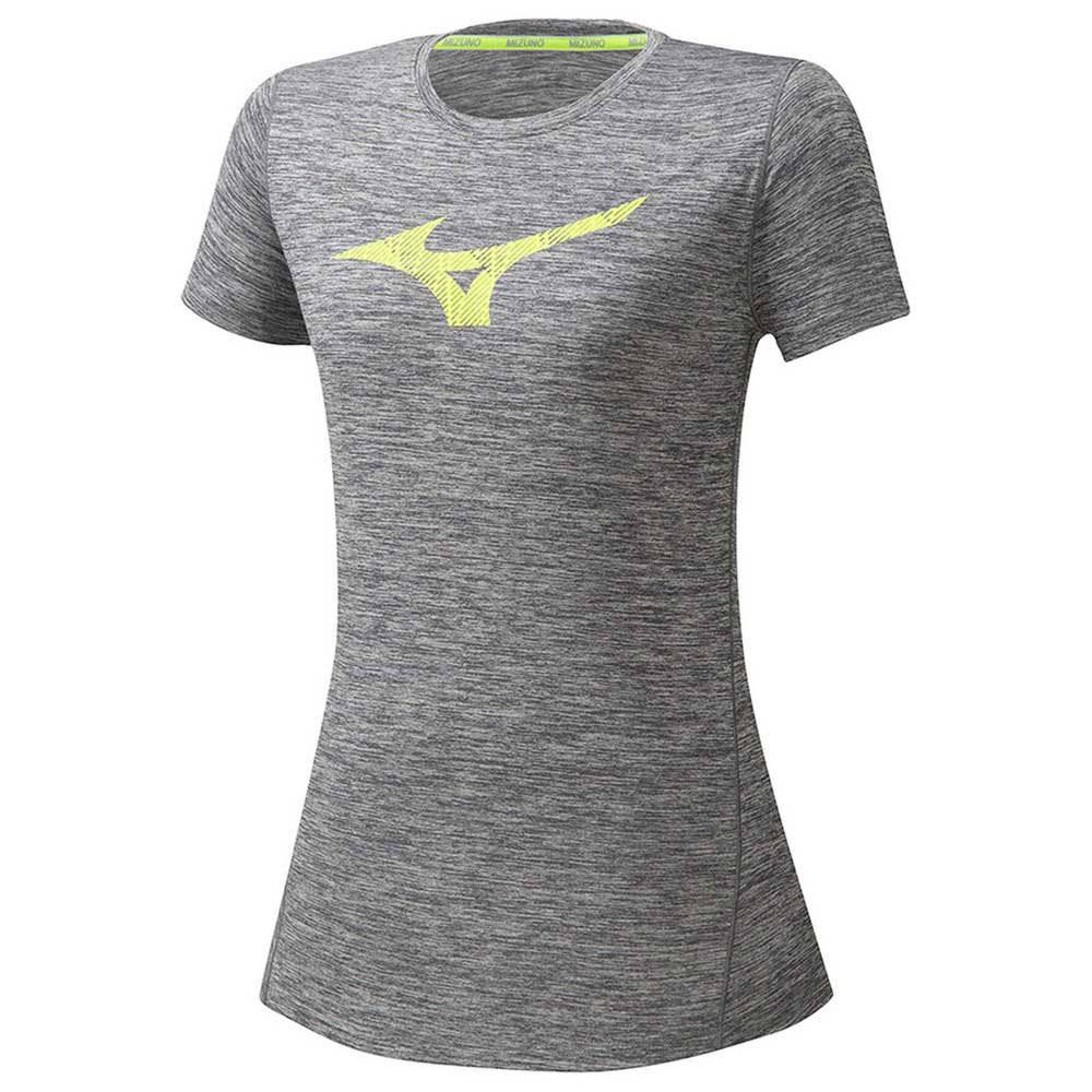 MIZUNO RB Logo Tee Womens APPAREL - Womens T-Shirts GRAY