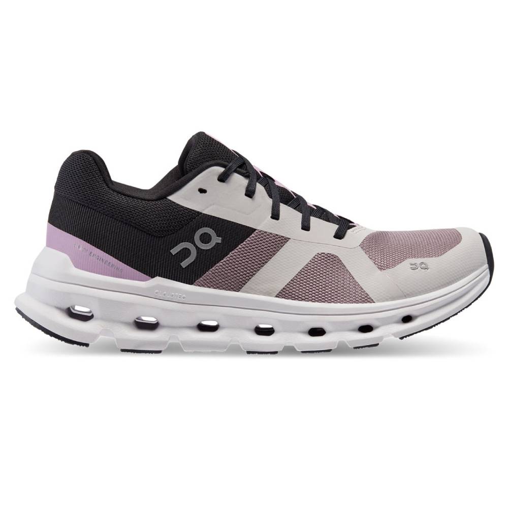 ON Cloudrunner Womens FOOTWEAR - Womens Neutral HERON/BLACK