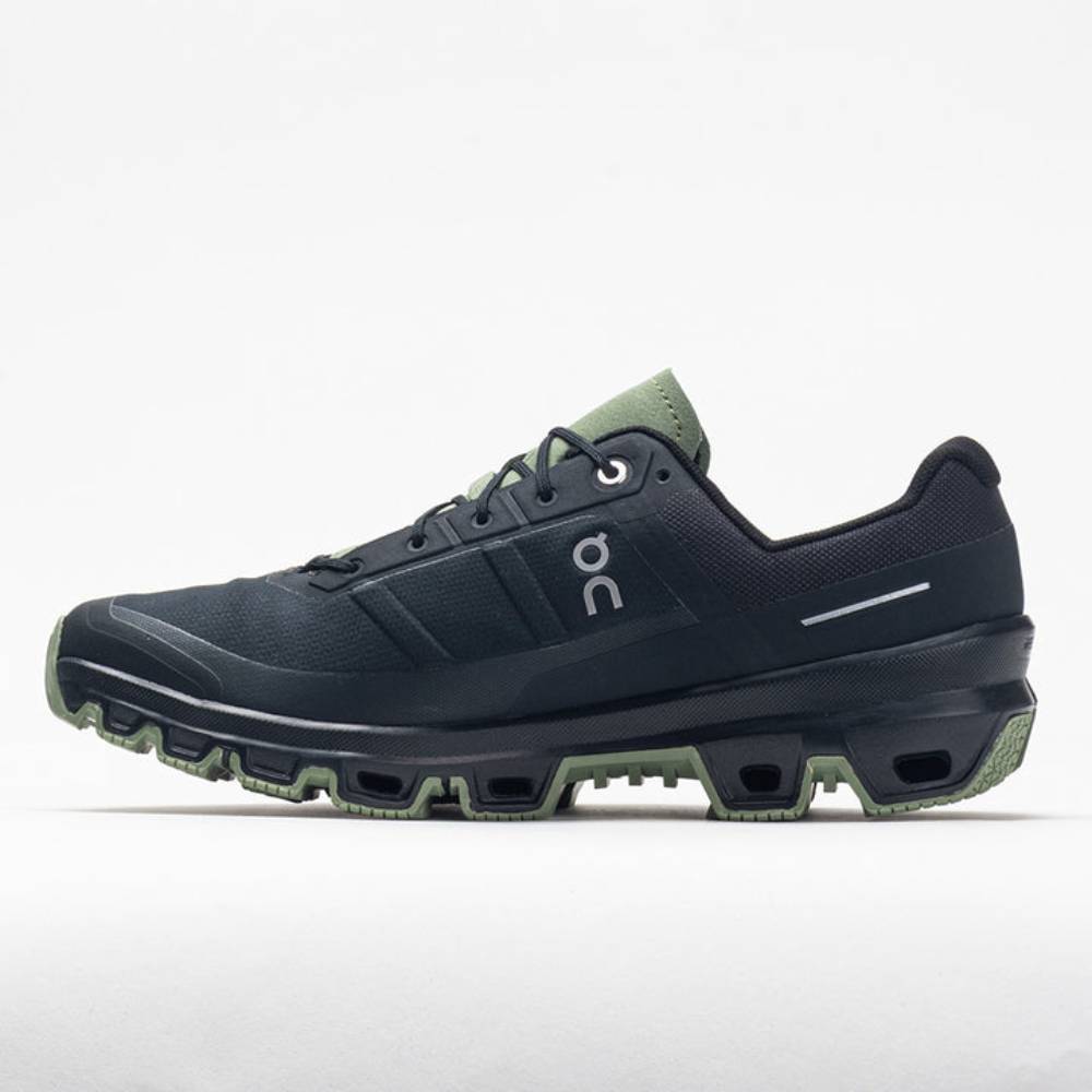 ON Cloudventure Mens FOOTWEAR - Mens Trail BLACK/RESEDA